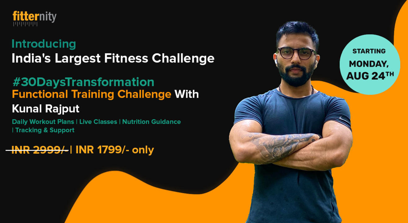 #30DaysTransformation Functional Training Challenge With Kunal Rajput