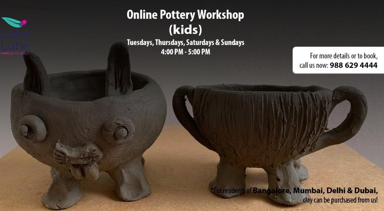 Online Pottery Workshop for Kids 