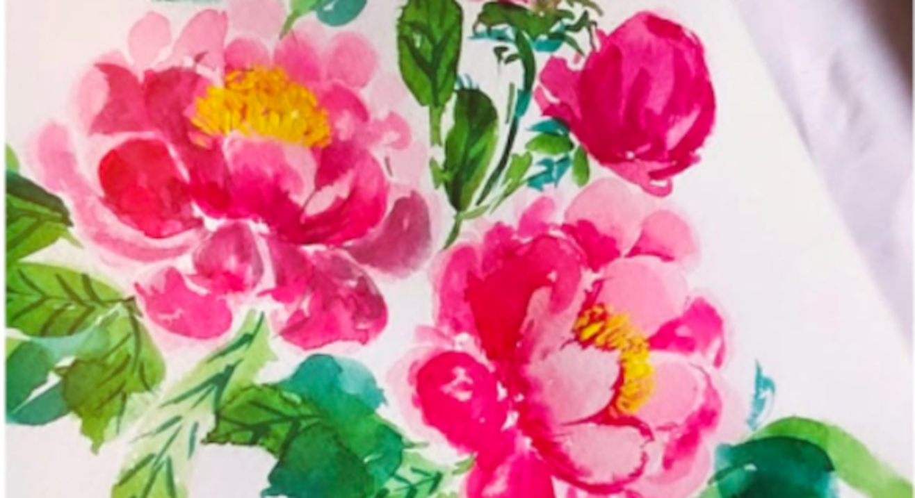 Advanced Watercolor Florals with Sheena