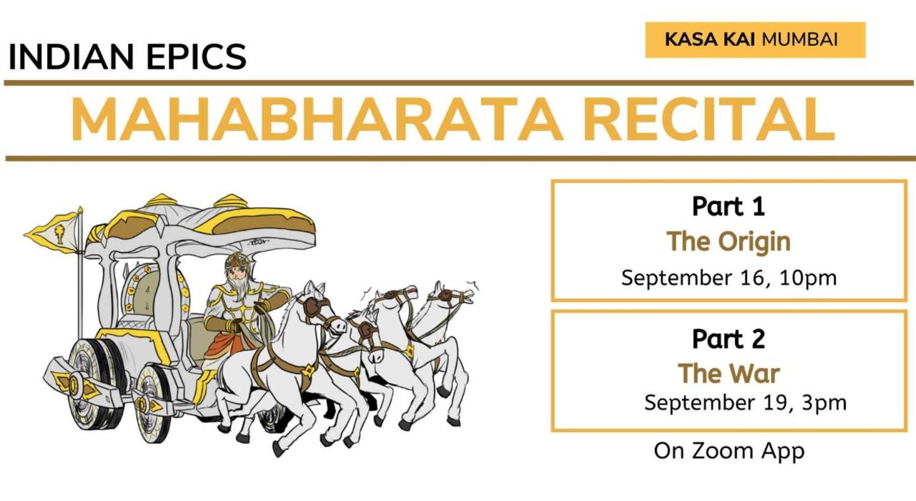 Mahabharata Recital : The Origin - The War At Zoom App