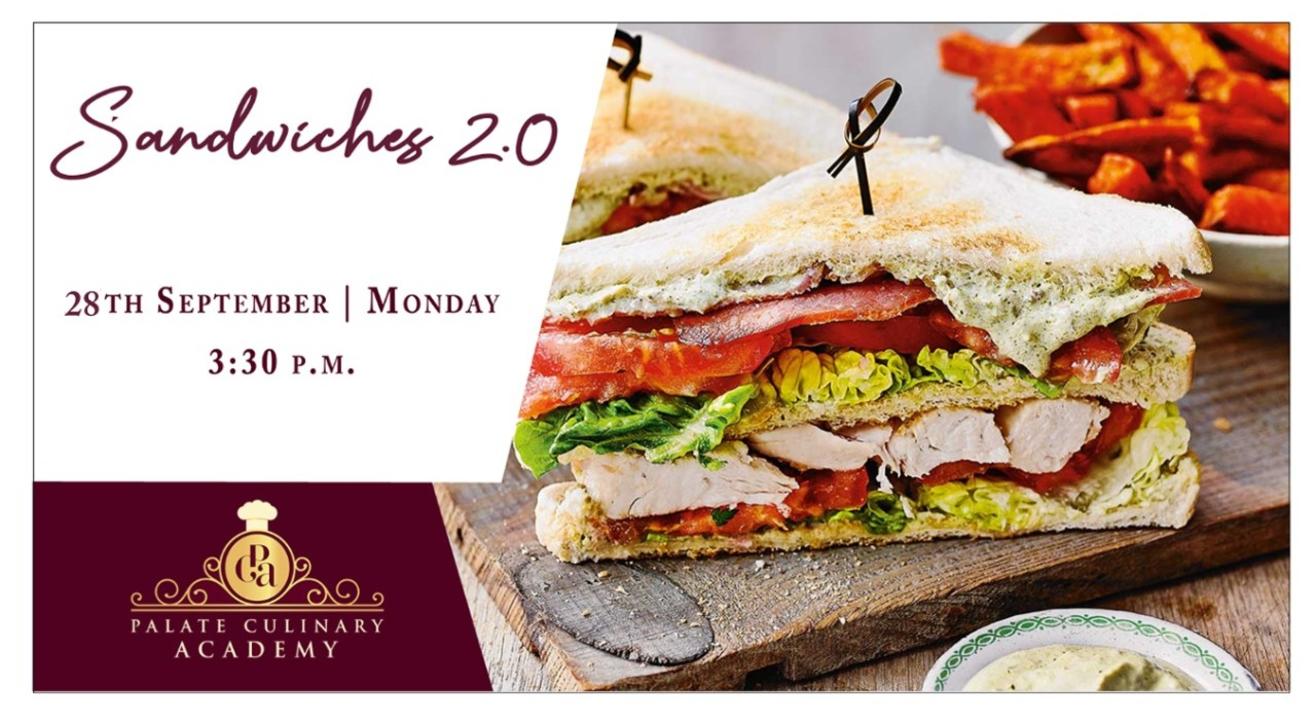  Sandwiches  2.0 with  Rakhee Vaswani