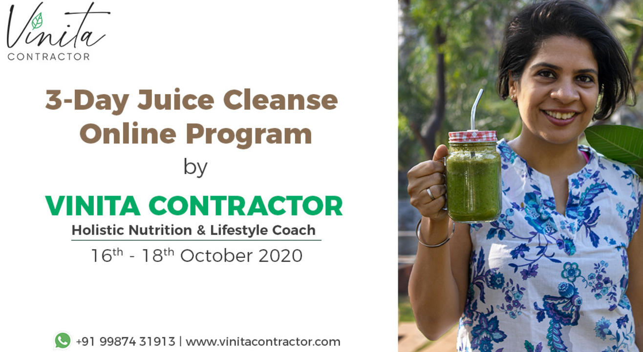 3-Day Online Juice Cleanse Program with Vinita Contractor