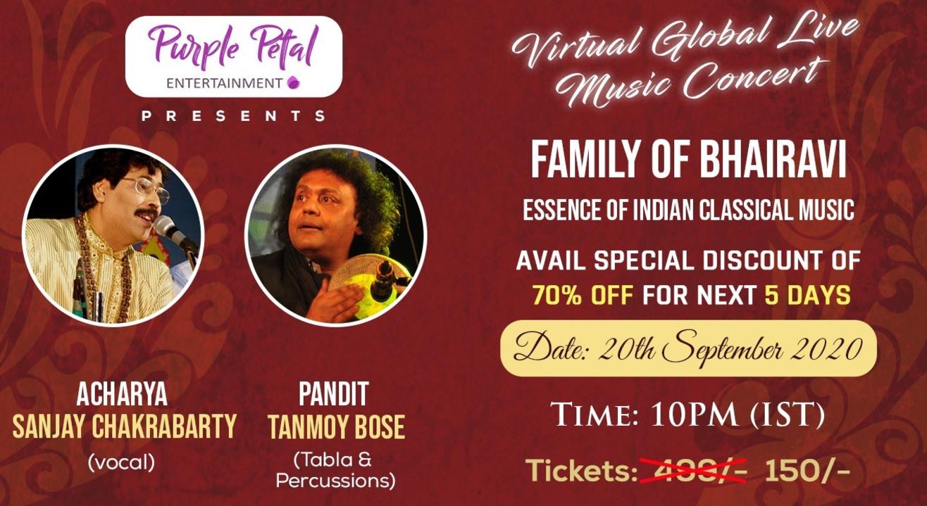 Family of Bhairavi with Acharya Sanjay Chakrabarty and Pandit Tanmoy Bose