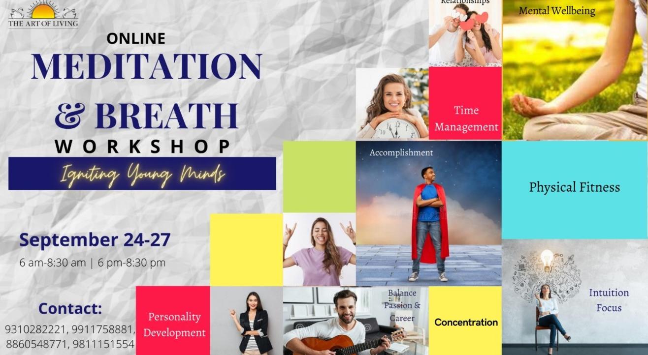 The Art of Living- Online Meditation and Breath Workshop