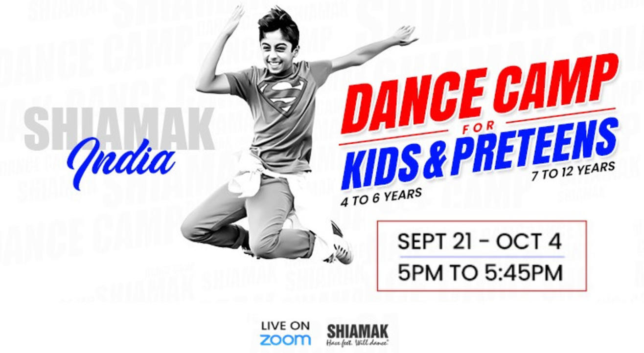 SHIAMAK Dance Camp for Pre-Teens (7-12 years) - Batch #1