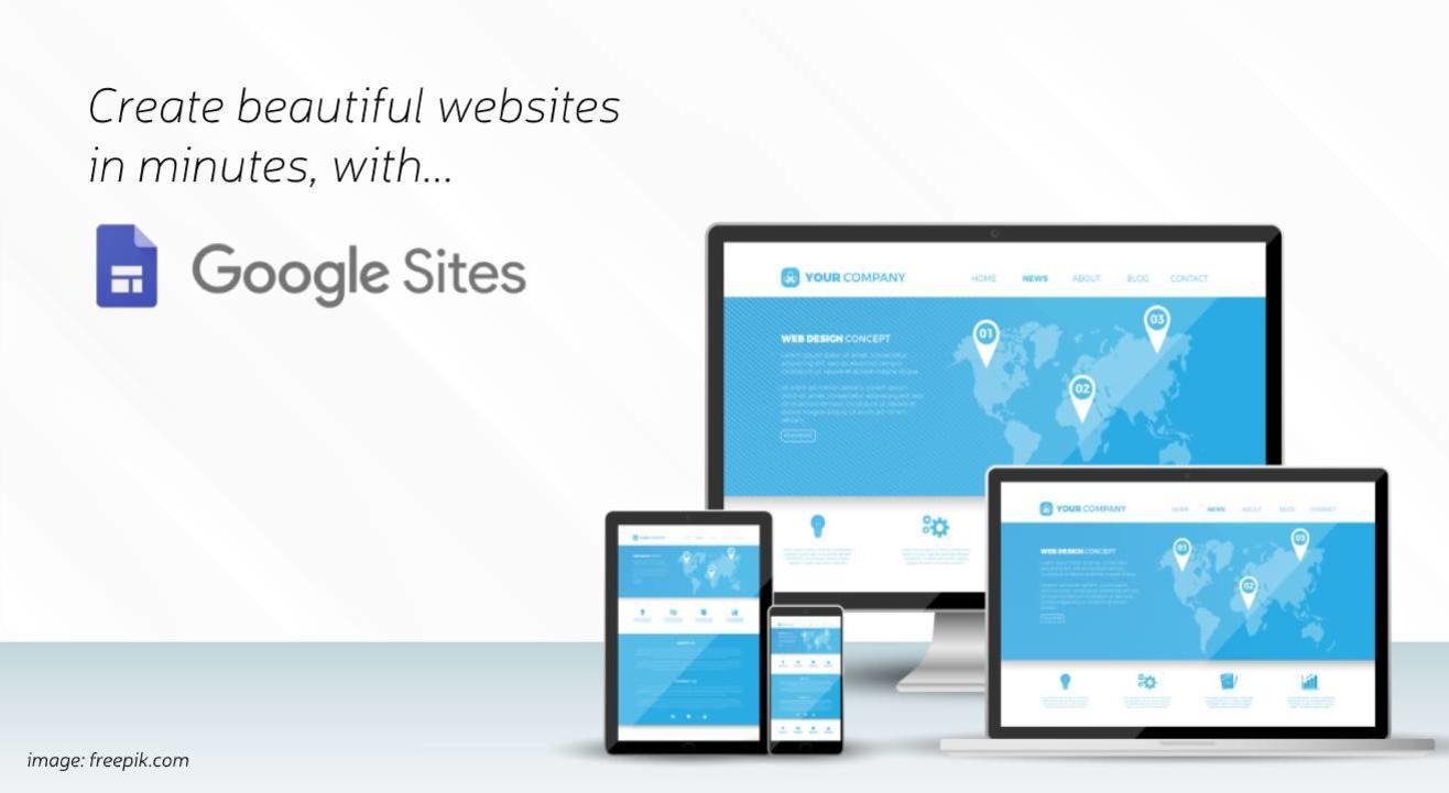 Workshop on Google Sites - Create beautiful website in minutes