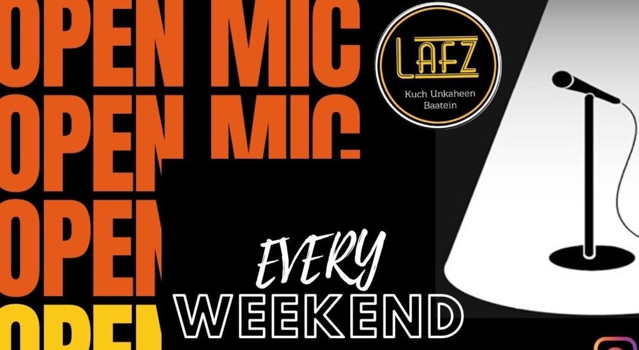 Open Mic I Poetry I Stand-up Comedy I I Lafz Entertainments