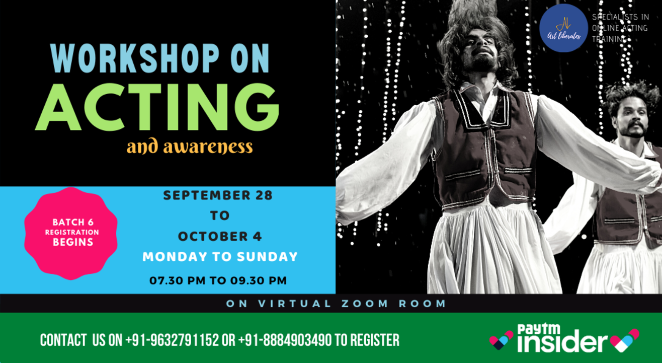 Online Acting Workshop-Art Liberates