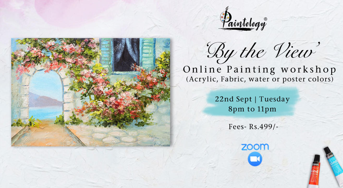  ‘By the View’ painting workshop by paintology