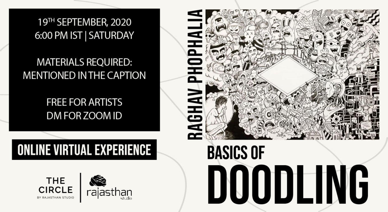 Basics of Doodling Workshop by Rajasthan Studio