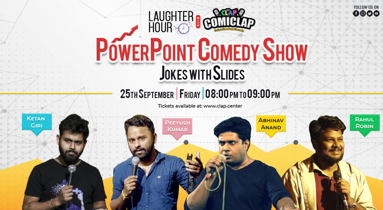 Laughter Hour with ComiCLAP -  PowerPoint Comedy Show