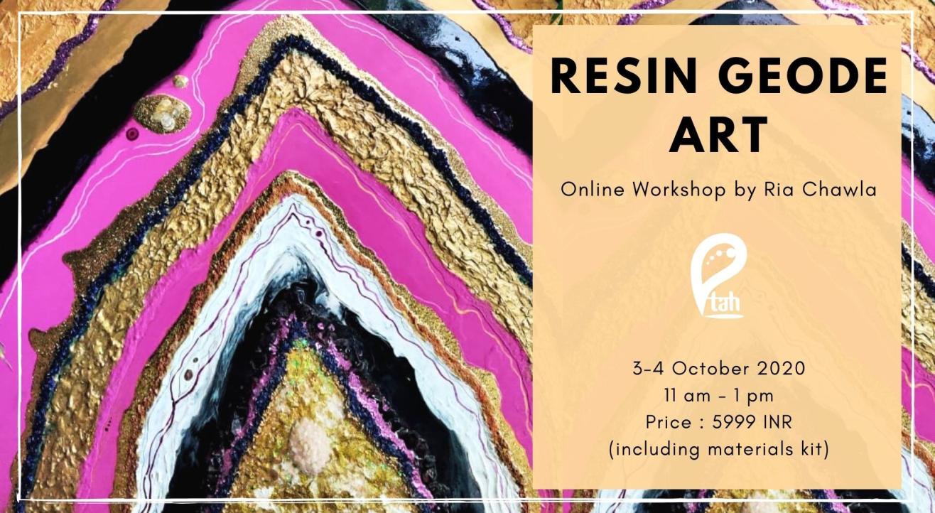 Resin Geode Art : Online Workshop