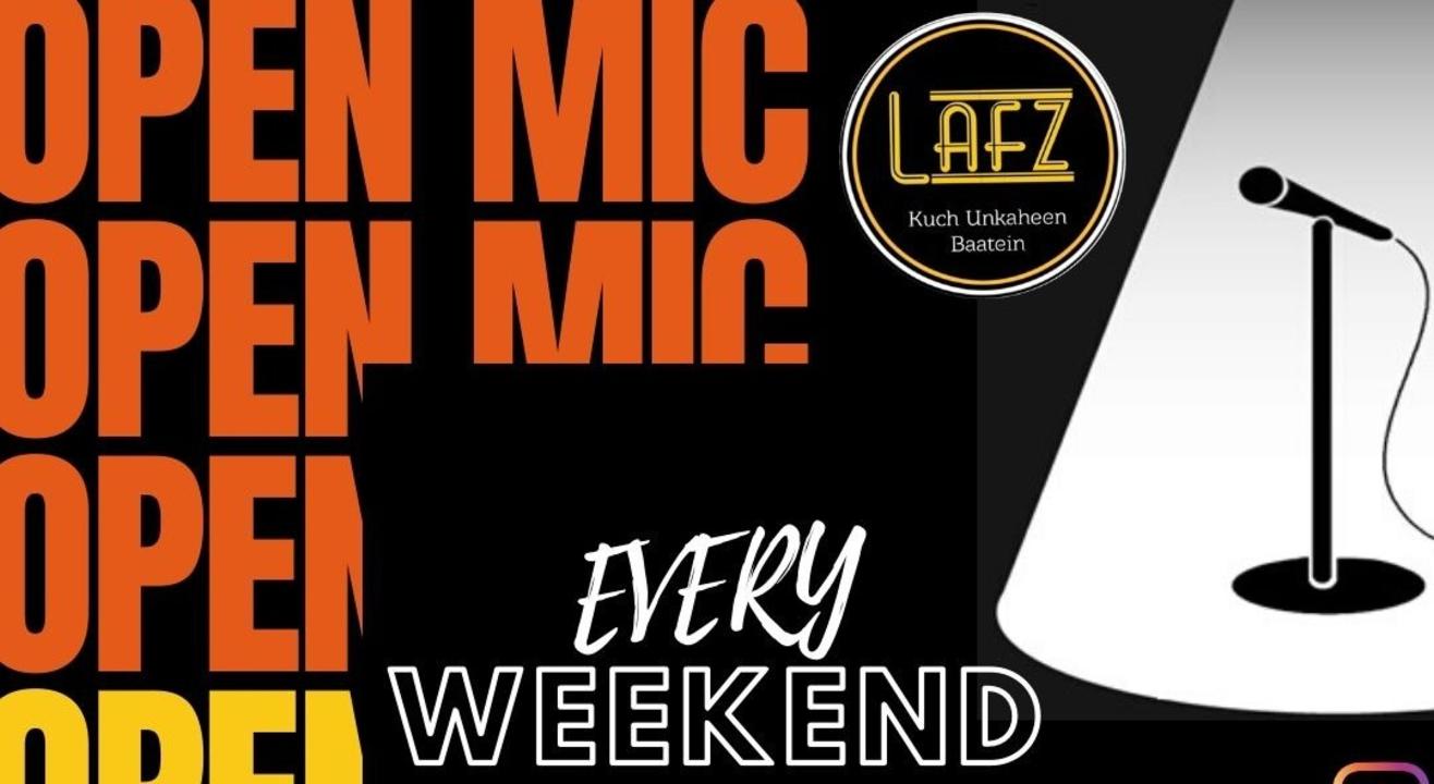 Open Mic I Poetry I Stand-up Comedy I I Lafz Entertainments