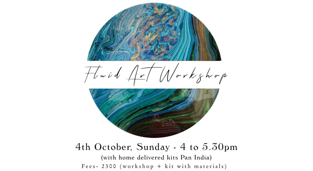 Fluid Art workshop with Paintology Art Kit 