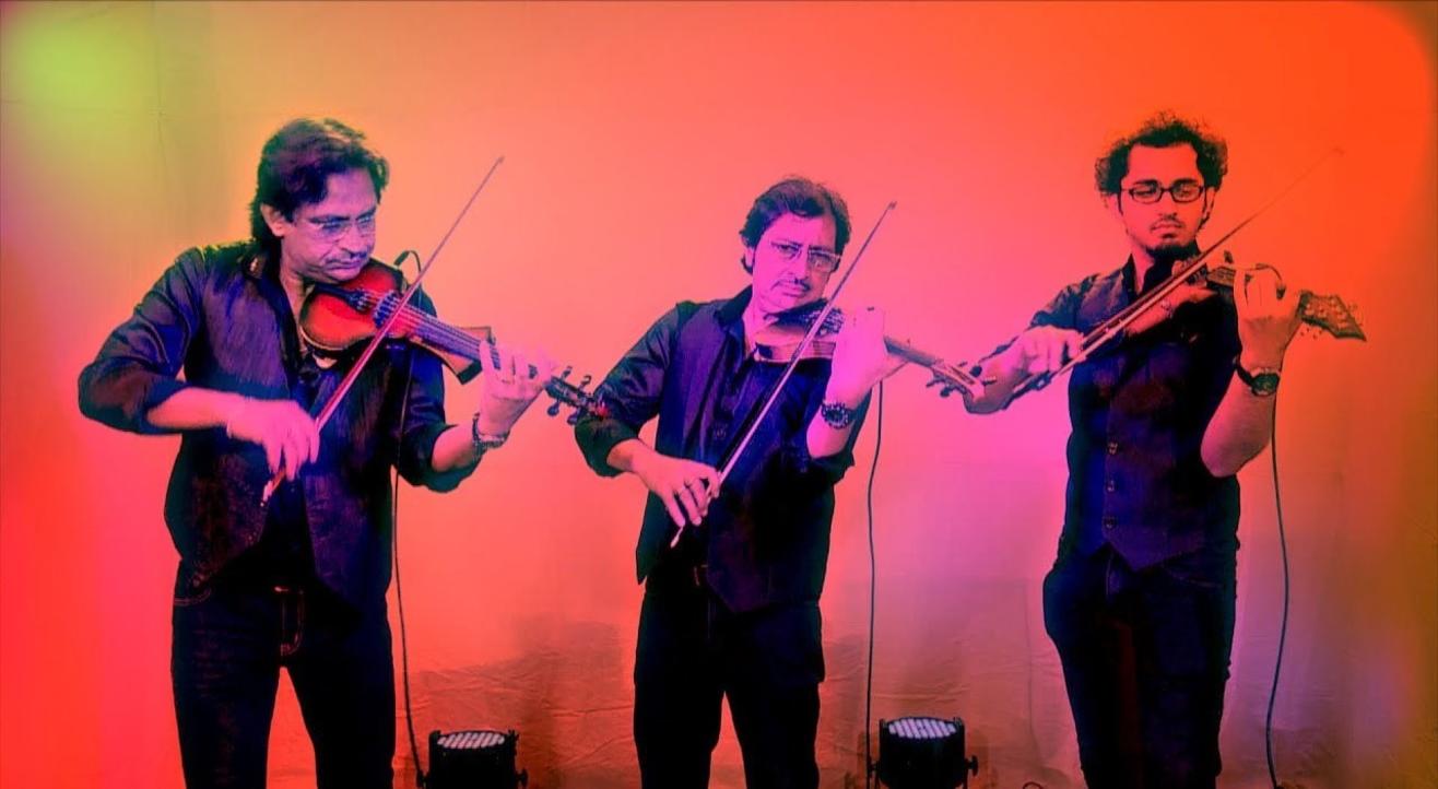 Aagomoni, a musical soiree by The Violin Brothers featuring Rohan Roy                               