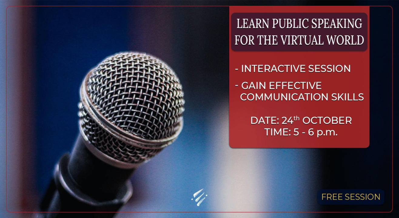 Public Speaking for the Virtual World