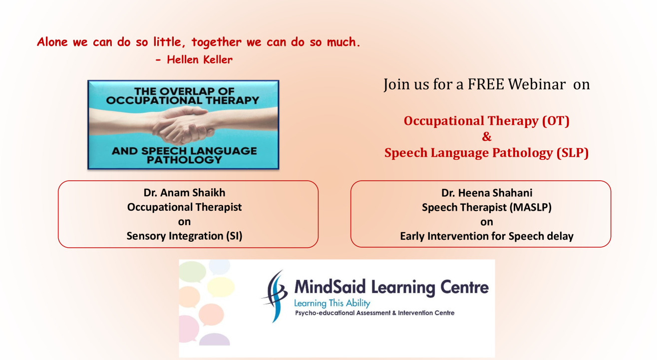 OT & SLP - Free Webinar 