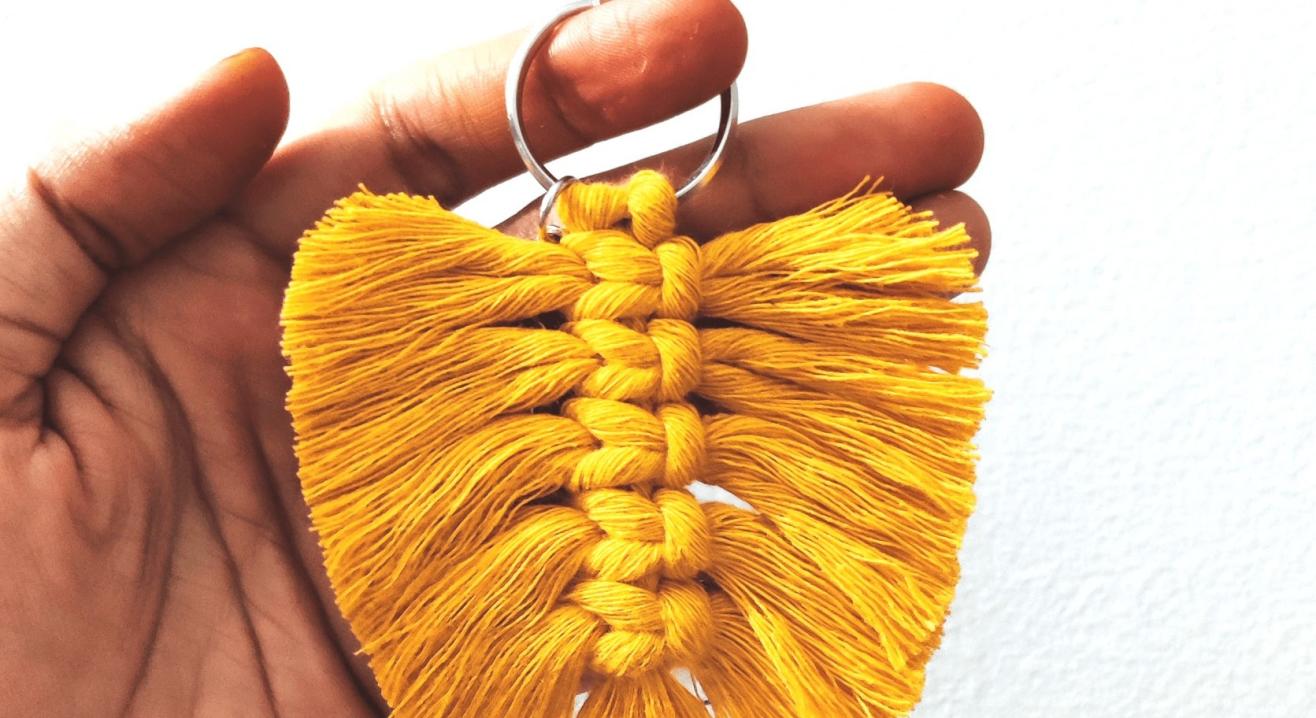 Leaf Macrame Keychain Workshop