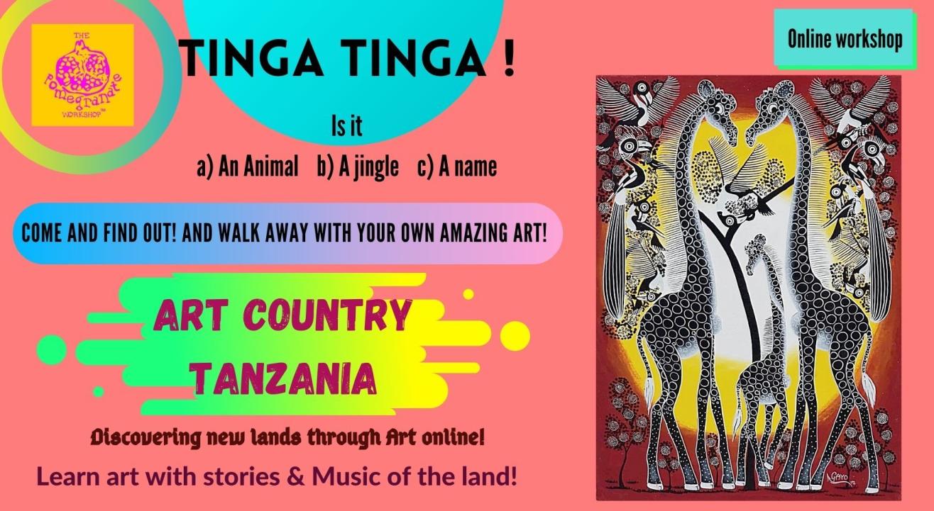 Art Country -Tanzania : Learn Art with Stories & Music of the land!