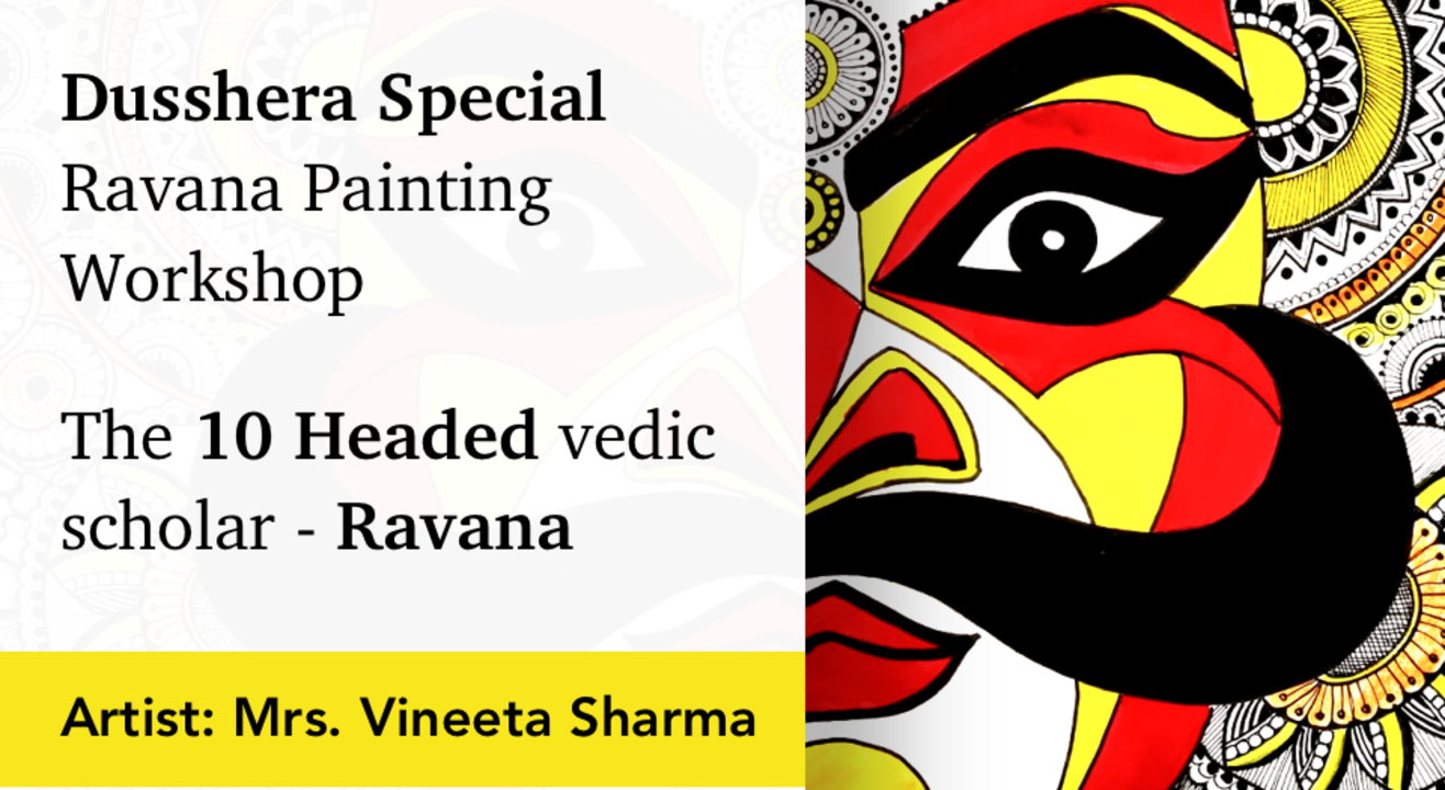 Ravana Painting Workshop with BAFA
