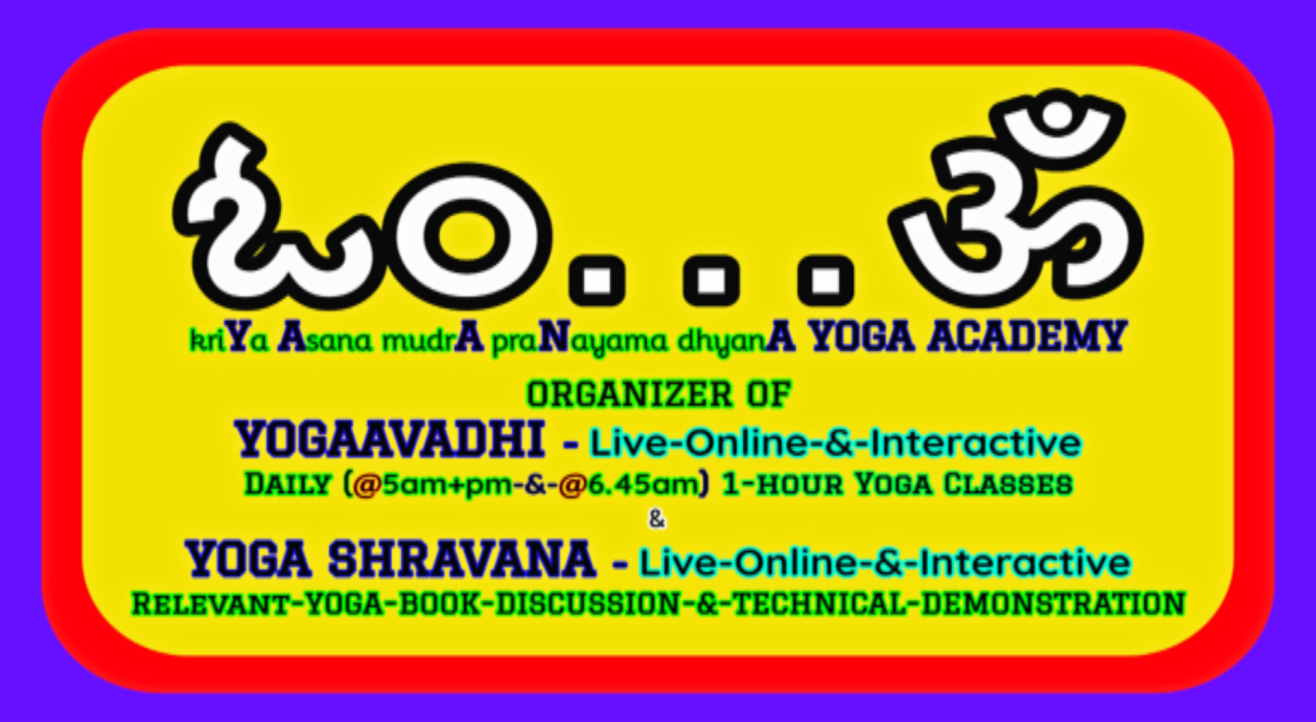 HEALING YOGA (MAN. aS. mU. PR. DHA.) CLASSES