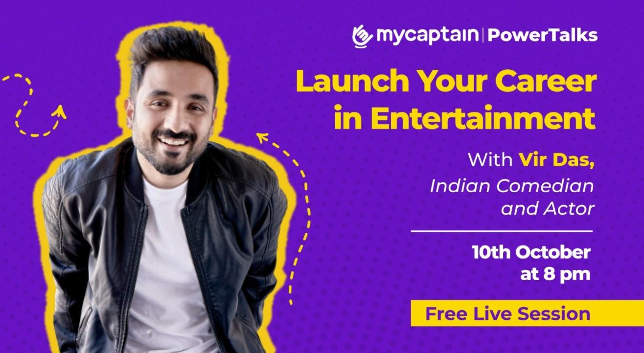 MyCaptain PowerTalks with Vir Das