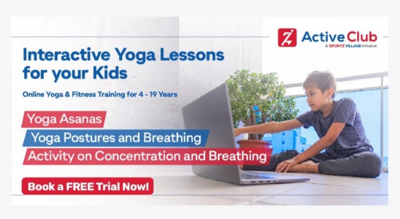 Online Yoga & Fitness Coaching for Kids at Home - Active Club Sport