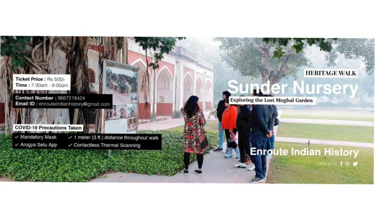 Heritage walk in Sunder Nursery - the lost Mughal Garden