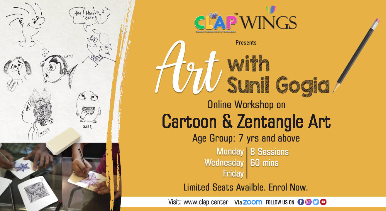 C.L.A.P WINGS PRESENTS ART WITH SUNIL GOGIA