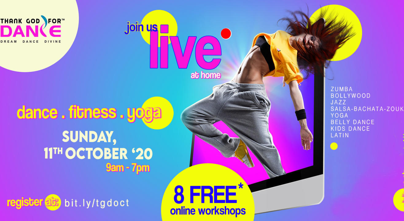 DANCE, FITNESS, YOGA at HOME | 8 FREE Online Workshops (11 Oct)