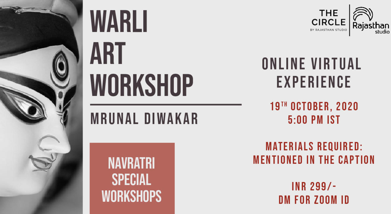 Navratri Specials - Warli Art Workshop by Rajasthan Studio