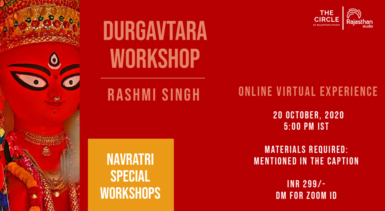 Navratri Specials - Durgavatar Workshop by Rajasthan Studio