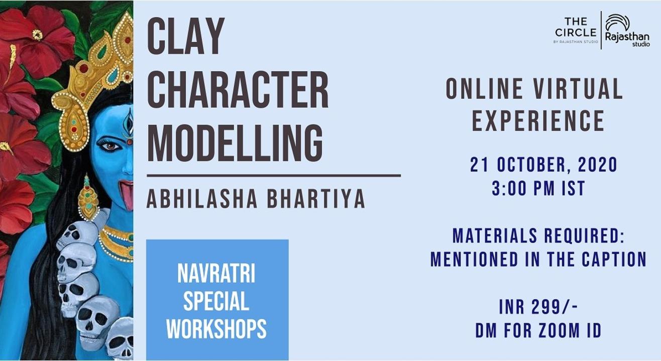 Navratri Specials - Clay Animation Workshop by Rajasthan Studio