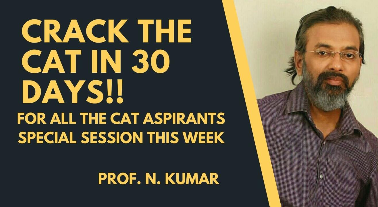 CRACK THE CAT IN 30 DAYS!!! Special session this week