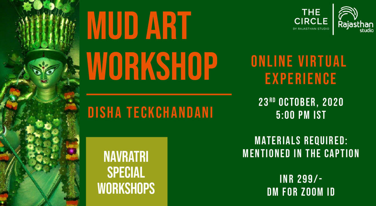 Navratri Specials - Mud Art Workshop by Rajasthan Studio