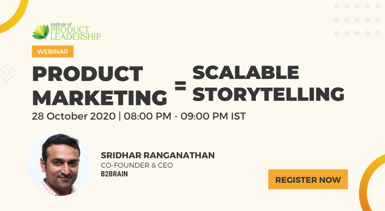 Product Marketing = Scalable Storytelling