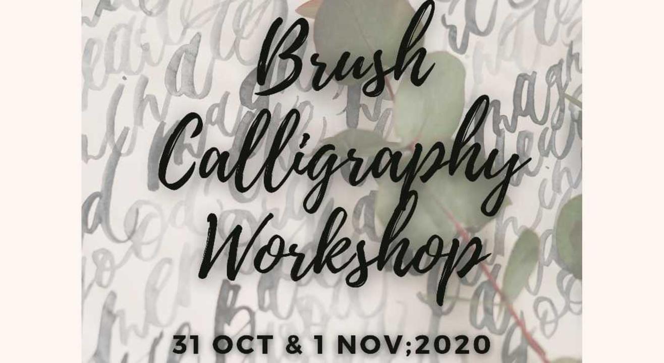 Brush Calligraphy Workshop -(Beginner Friendly)