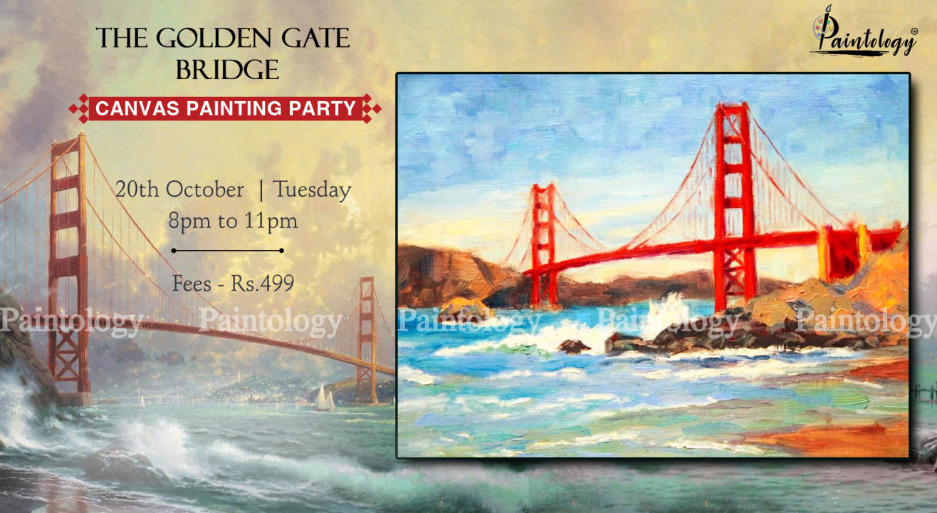  ‘Golden Gate’ Painting workshop  by Paintology