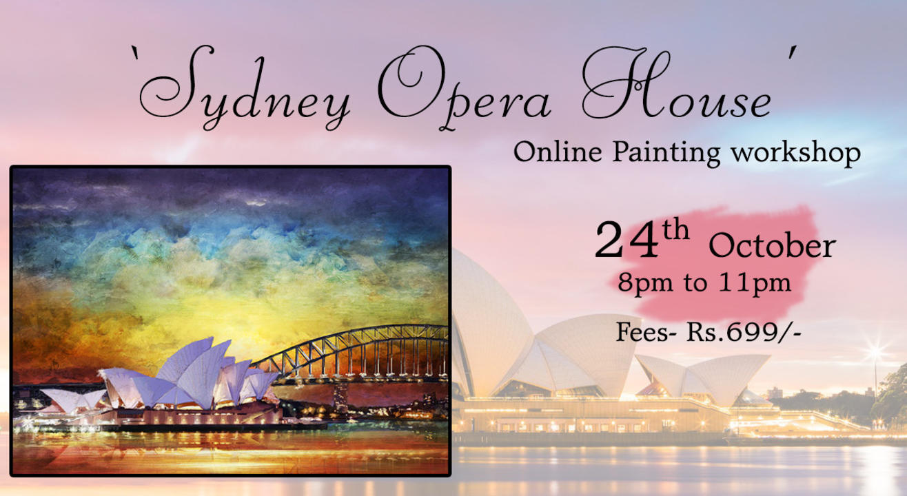 ‘Sydeny Opera House’  Painting workshop by Paintology