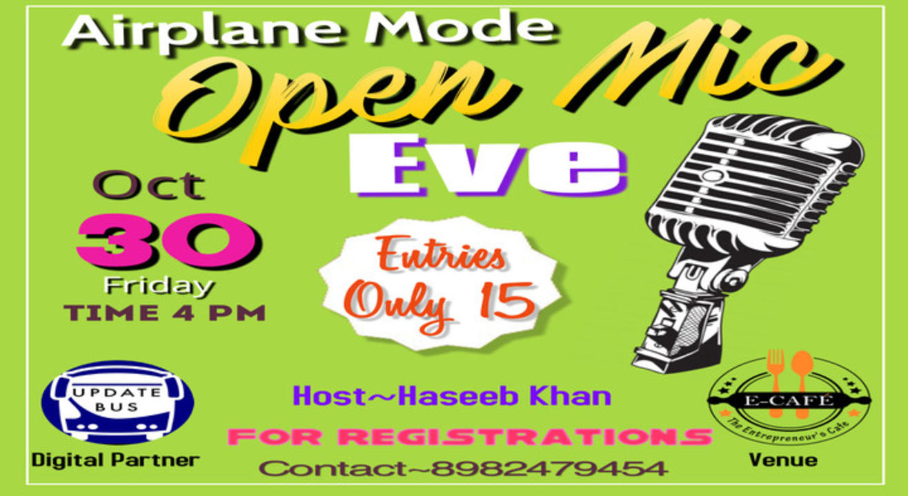 Airplane Mode~Open Mic Eve