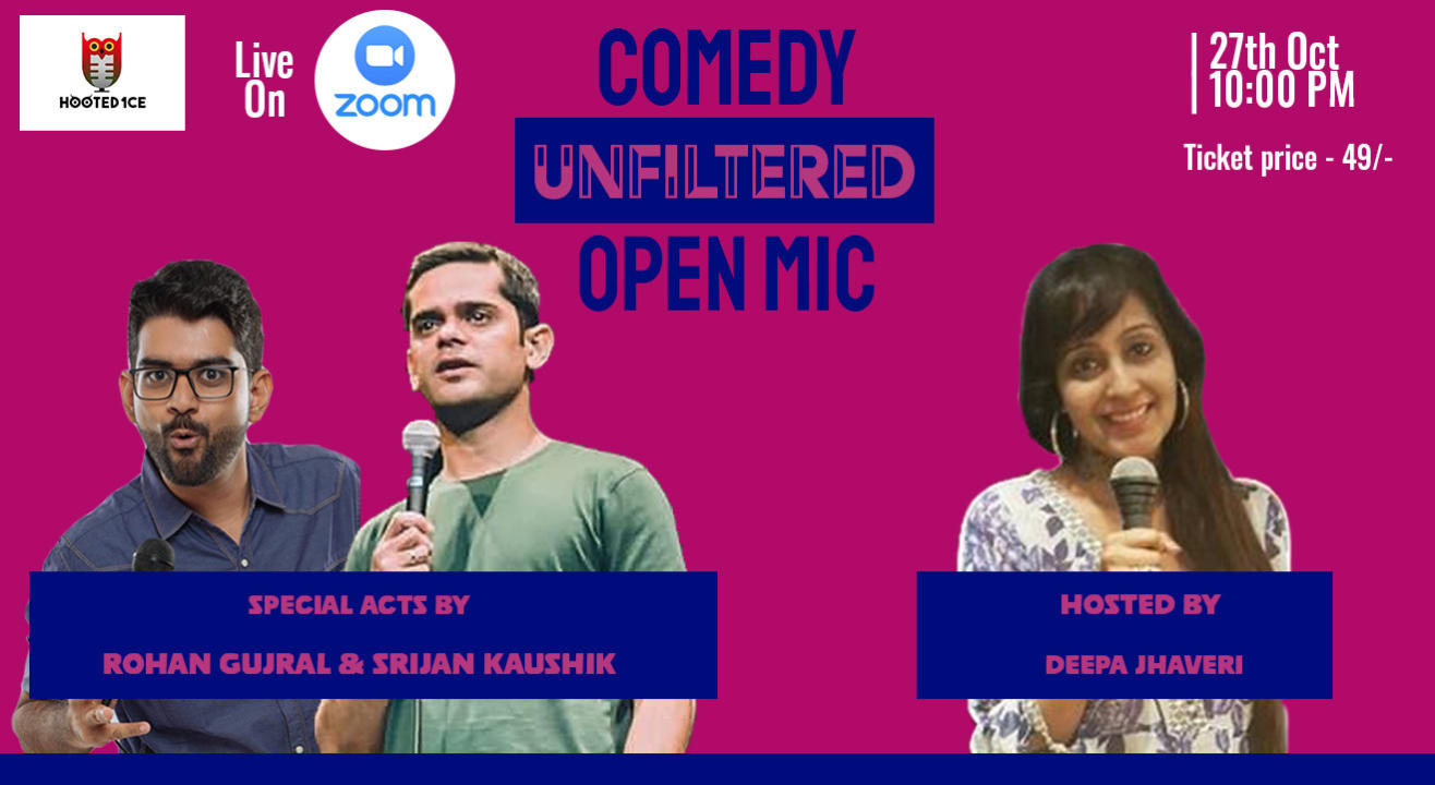 Comedy Unfiltered Open Mic ft. Rohan Gujral and Srijan Kaushik