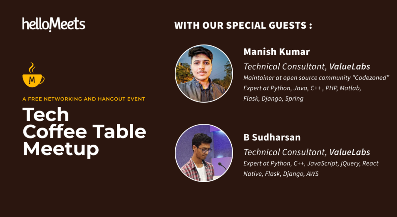 Tech Coffee Table Meetup