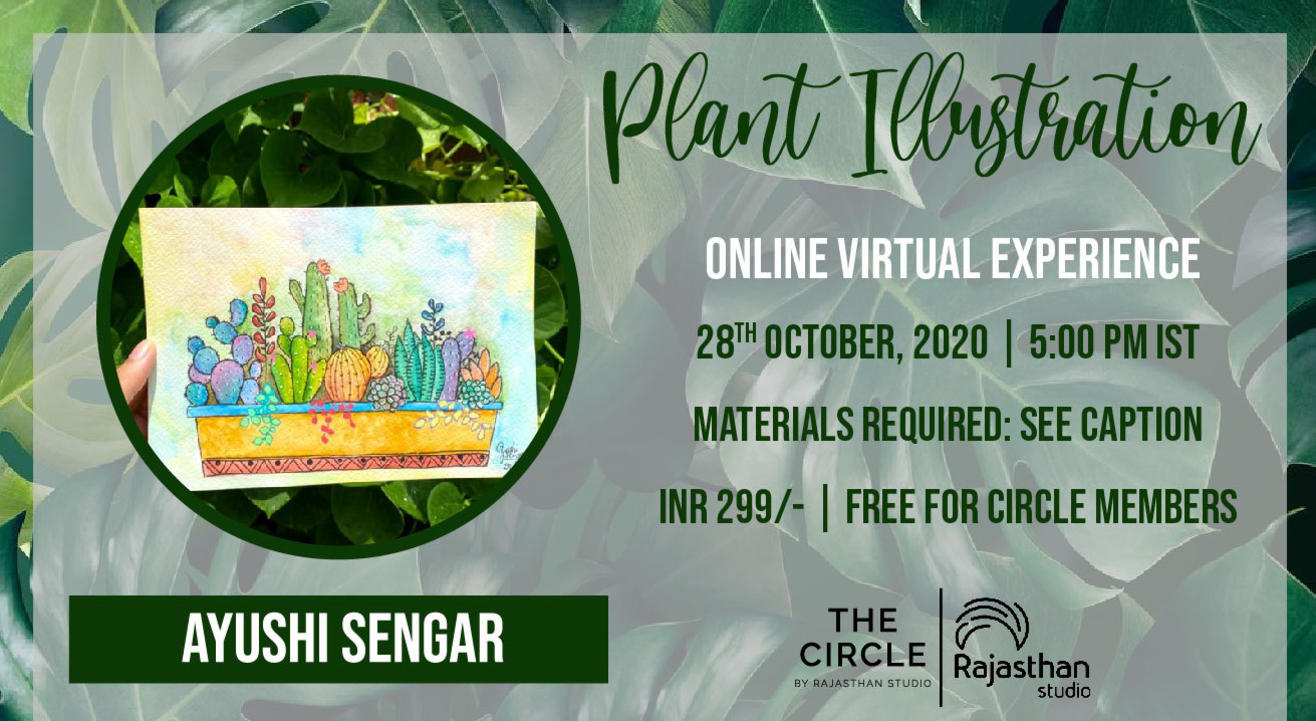 Plant Illustration Workshop by Rajasthan Studio