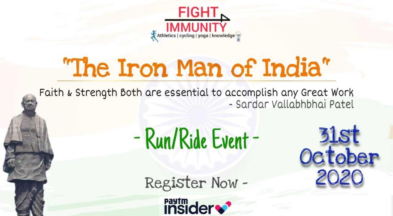 The Iron Man of India - Run/Ride Event