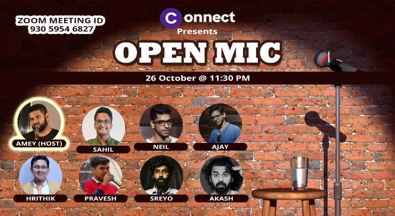 Connect Comedy Open Mic