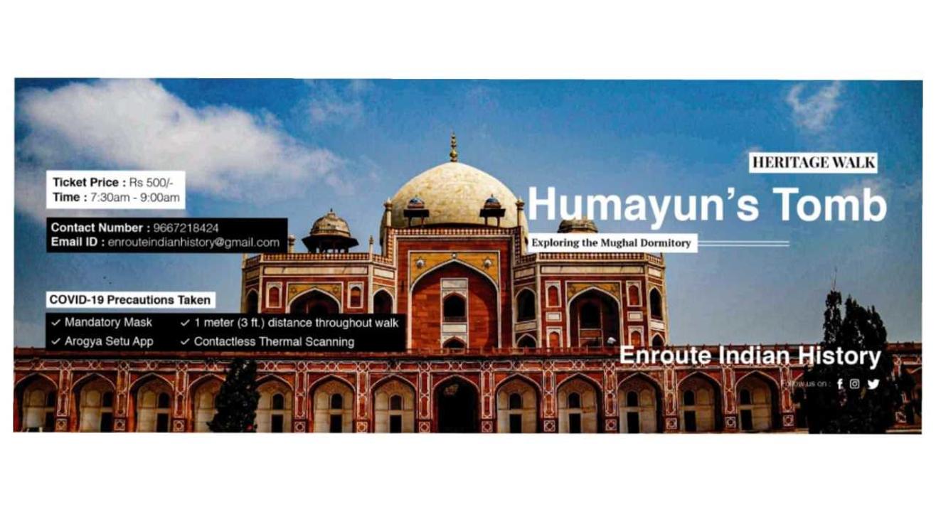 Exploring Dormitory of Mughals- Heritage Walk in Humayun's Tomb Complex