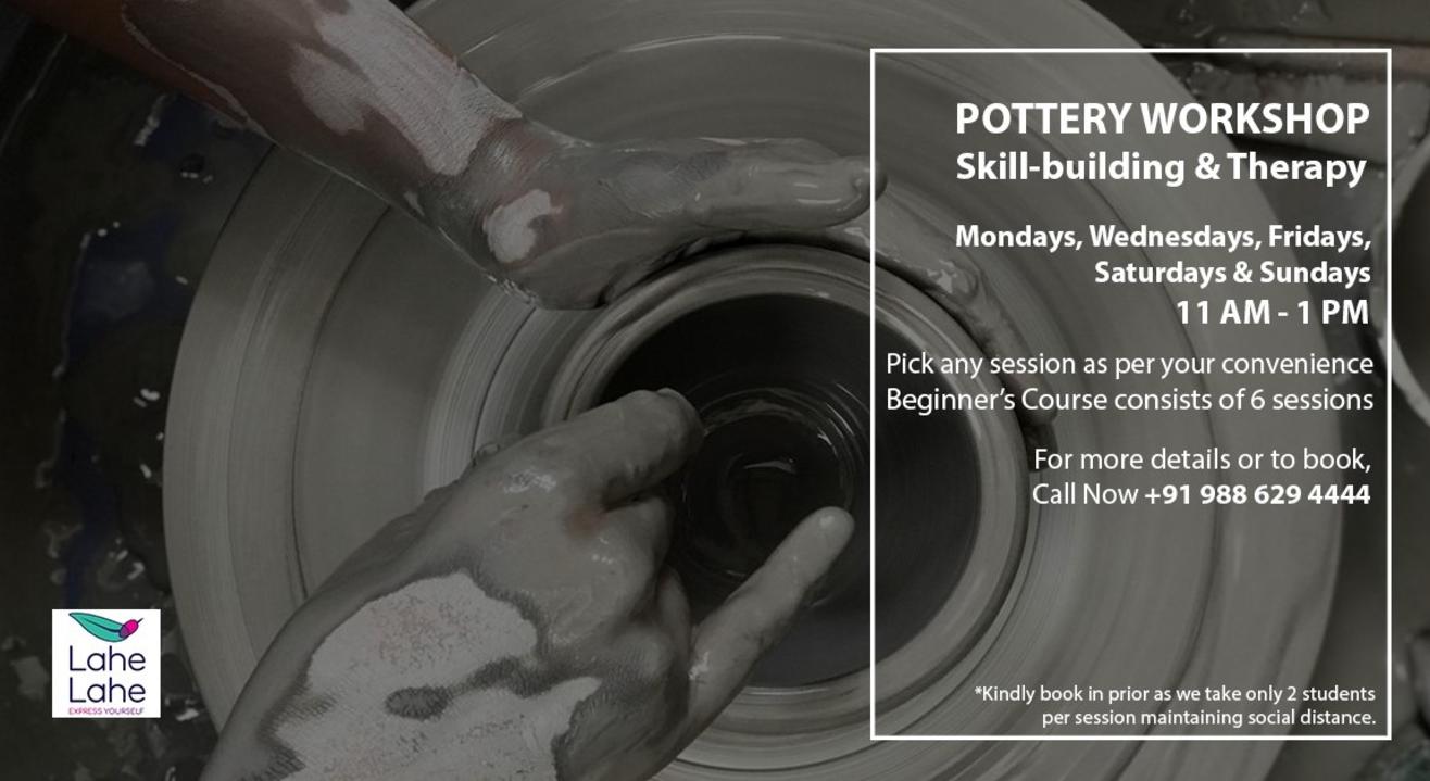 POTTERY WORKSHOP(S) FOR SKILL-BUILDING AND THERAPY