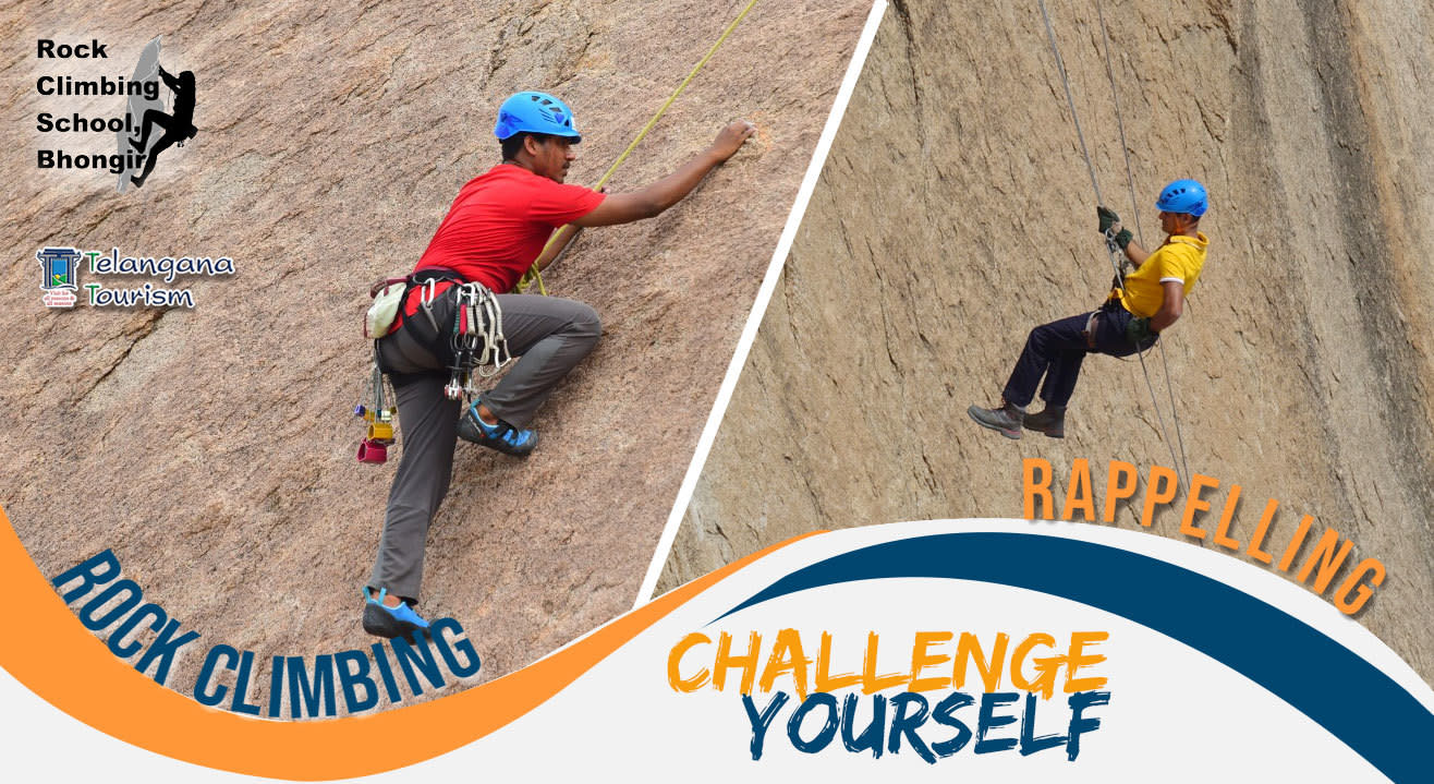 300Ft Rappelling And Heritage Hike To Bhongir Fort