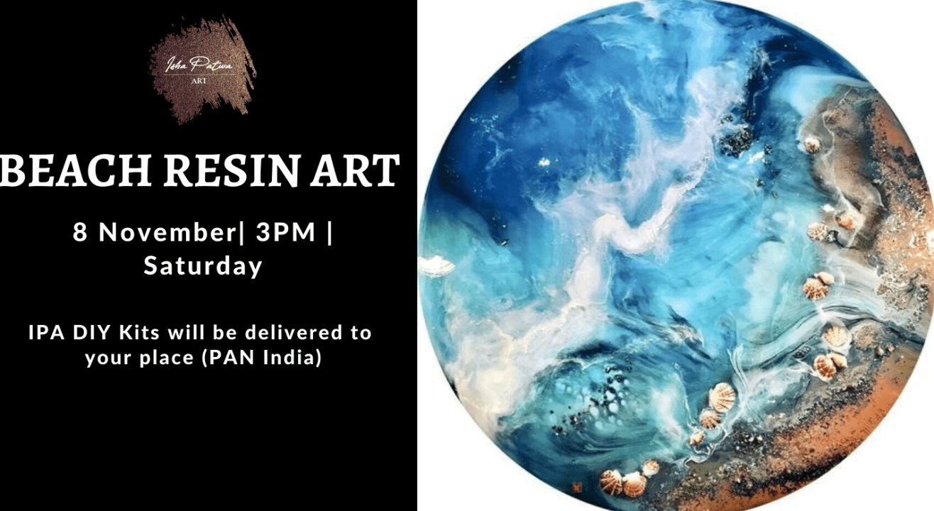 Beach resin art- IPA DIY Kit