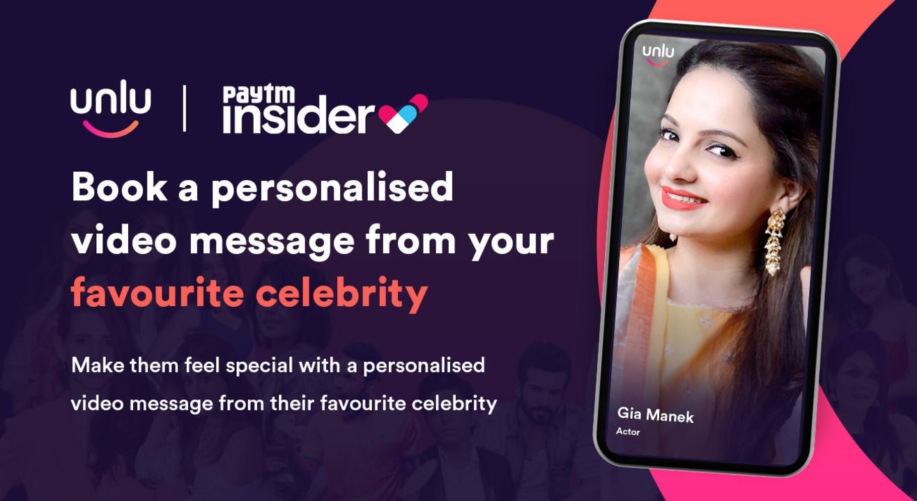 Book a personalised message from Gia Manek